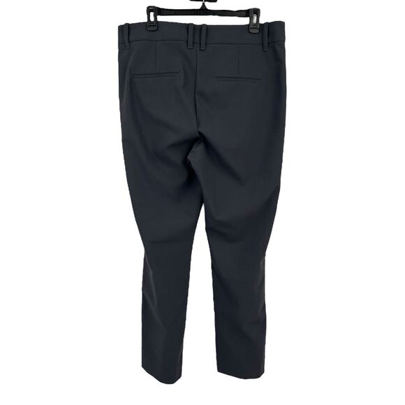 Vince Pants front seam straight stretch dark gray size 16 - Picture 3 of 6